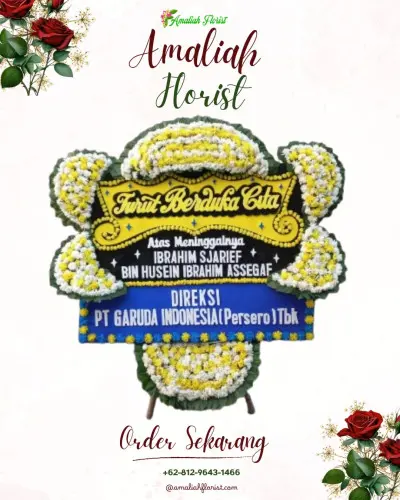 Papan Bunga Duka di Cibeureum Hilir